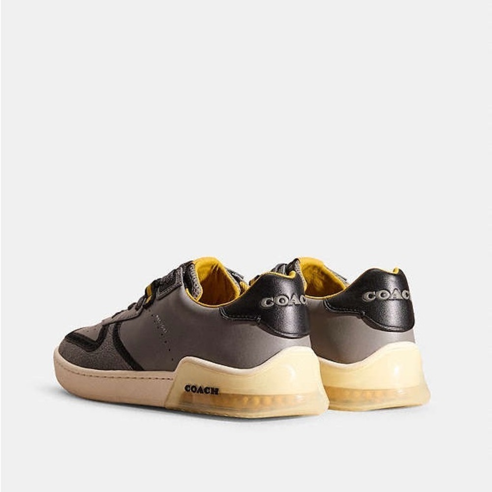 Coach Black & Mustard Yellow Citysole Court Sneakers Men’s Size 8.5